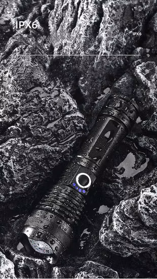 P70 LED ホワイトレーザーライト 100,000 ルーメン 3,000m Helius 充電式戦術懐中電灯