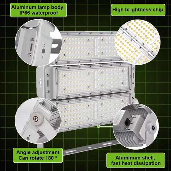 OEM スタジアム屋外すべてのスポーツバイクアクセサリー IP67 400 ワット 500 ワットソーラー LED 洪水価格防水コールドウォッチライトバングラデシュ